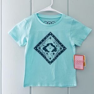 NWT JZD Latina Pride Light Aqua Tee / 5T